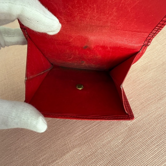 Louis Vuitton Saint Jacques GM bag & wallet in red EPI leather - Picture 15 of 16